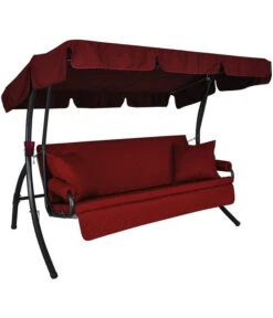 Angerer Hollywoodschaukel Trend Joy Bordeaux, 3-Sitzer