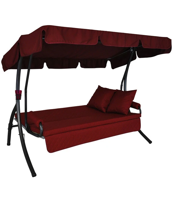 Angerer Hollywoodschaukel Trend Joy Bordeaux, 3-Sitzer 4 Angerer Hollywoodschaukel Trend Joy Bordeaux, 3-Sitzer – Bild 2