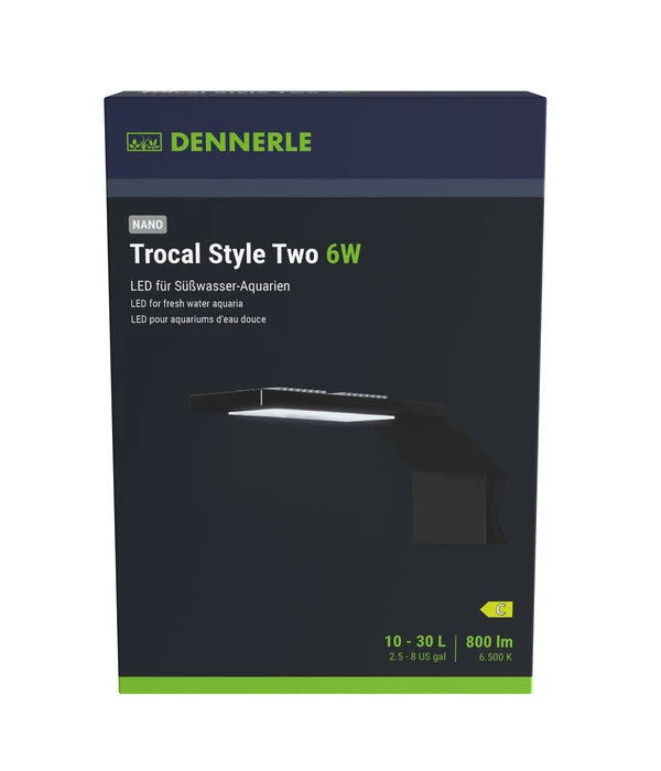 DENNERLE Aufsteckleuchte Trocal Style Two, Ca. B17/H5/T8,5 Cm, 6 W 3 DENNERLE Aufsteckleuchte Trocal Style Two, Ca. B17/H5/T8,5 Cm, 6 W