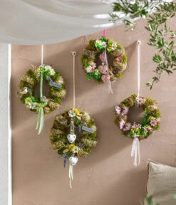 Dehner Türkranz Lavendel, Ca. Ø28 Cm -Gartenbedarf Angebote 22020216 WE MO 001 ImageBildKraenze Fruehling01