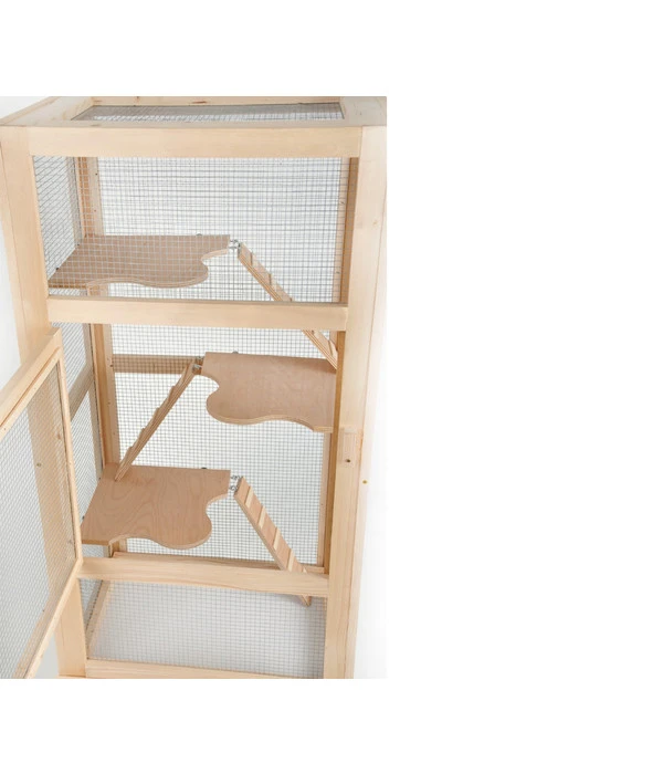 Silvio Design Nagervoliere "Woody", Ca. B60/H140/T44 Cm 8 Silvio Design Nagervoliere "Woody", Ca. B60/H140/T44 Cm – Bild 6