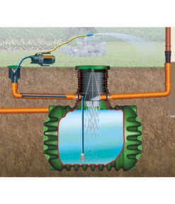 GARANTIA Zisterne Cristall Erdtank Komplettpaket Garten-Jet -Gartenbedarf Angebote 2656254 WE DE 001 CristallKomplettpaketGartenJet1600l