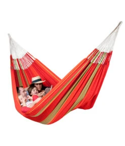 La Siesta Familien-Hängematte Flora -Gartenbedarf Angebote 2850642 WE MO 001 LaSiestaHaengematteFloraChili