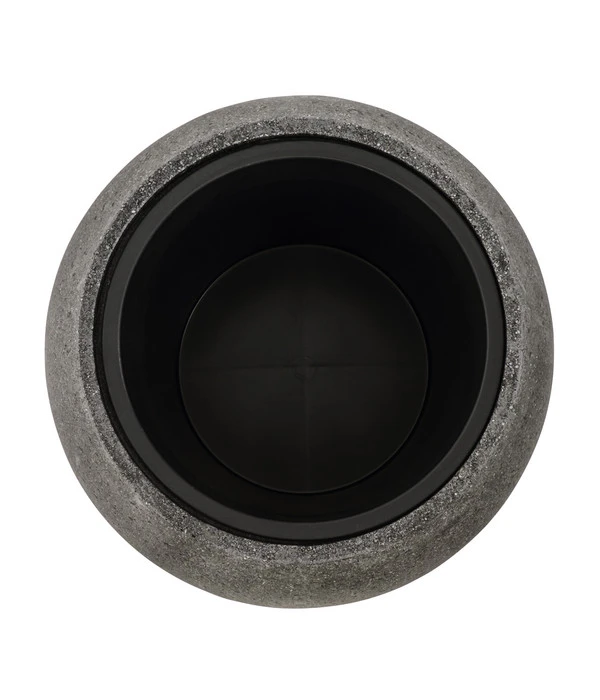 Dehner Polystone-Topf Kapstadt, Rund, Grau 6 Dehner Polystone-Topf Kapstadt, Rund, Grau – Bild 5