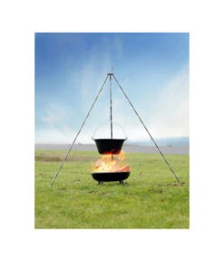 Rumo BBQ Dreibein, Schwarz Lackiert