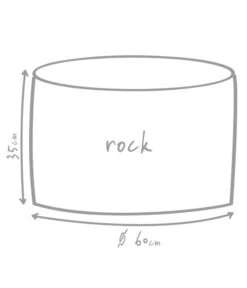 Outbag Outdoor-Sitzsack Rock Plus -Gartenbedarf Angebote 3452067 WE DE 002 GlobalBeddingPlusAnthrazit