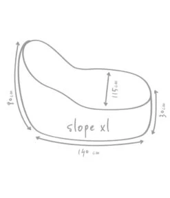 Outbag Outdoor-Sitzsack Slope XL Plus -Gartenbedarf Angebote 3464930 WE DE 002 SlopeXlPlusAnthrazit