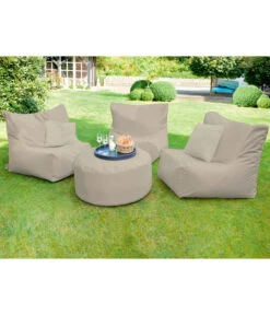 Outbag Outdoor-Sitzsack Piece Zipper Plus -Gartenbedarf Angebote 3484821 WE MO 001 OutbagOutdoorsitzsackbeige