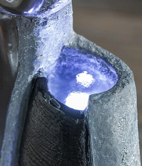 Dehner Polyresin-Gartenbrunnen Family, Ca. B42,5/H120/T27 Cm 9 Dehner Polyresin-Gartenbrunnen Family, Ca. B42,5/H120/T27 Cm – Bild 7