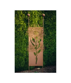 Ferrum Metall-Stecker Pusteblume, 54 X 208 Cm, Rost