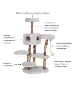 Dehner Premium Lovely Natur-Kratzbaum Kraxeln & Relaxen 6 Dehner Premium Lovely Natur-Kratzbaum Kraxeln & Relaxen -Gartenbedarf Angebote 4160420 WE IG 001 DehnerLovelyKratzbaumKraxelnRelaxen
