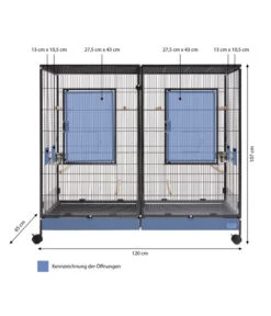 SAVIC Nager- Und Vogelheim Tasmania 120, Ca. B120/H107/T65 Cm -Gartenbedarf Angebote 4190559 WE BG 001 SavicTasmania120