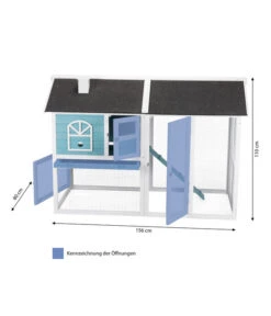 Trixie Kleintierstall Mit Freilaufgehege, Ca. B156/H110/T80 Cm -Gartenbedarf Angebote 4295200 WE BG 001 TrixieKleintierstallmitFreilaufgehegeMG