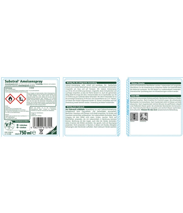 Substral® Ameisenspray, 750 Ml 4 Substral® Ameisenspray, 750 Ml – Bild 2