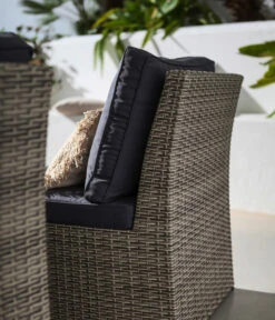 Dehner Geflecht-Lounge Rom, 4-teilig -Gartenbedarf Angebote 4407334 WE DE 002 DehnerGeflechtLoungeRomNEU