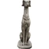 Denscho Stein-Windhund Stehend, Ca. B21/H80/T21 Cm -Gartenbedarf Angebote 4451993 WE FS 001 WindhundStehendDekoFigur