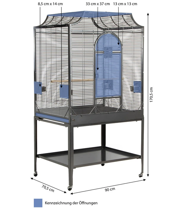 Montana Vogelvoliere Madeira III, Antik 6 Montana Vogelvoliere Madeira III, Antik – Bild 4