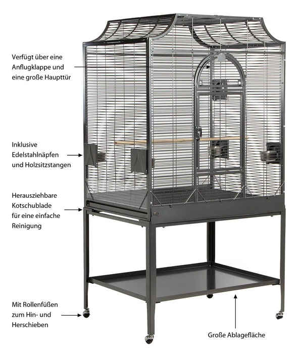 Montana Vogelvoliere Madeira III, Antik 5 Montana Vogelvoliere Madeira III, Antik – Bild 3