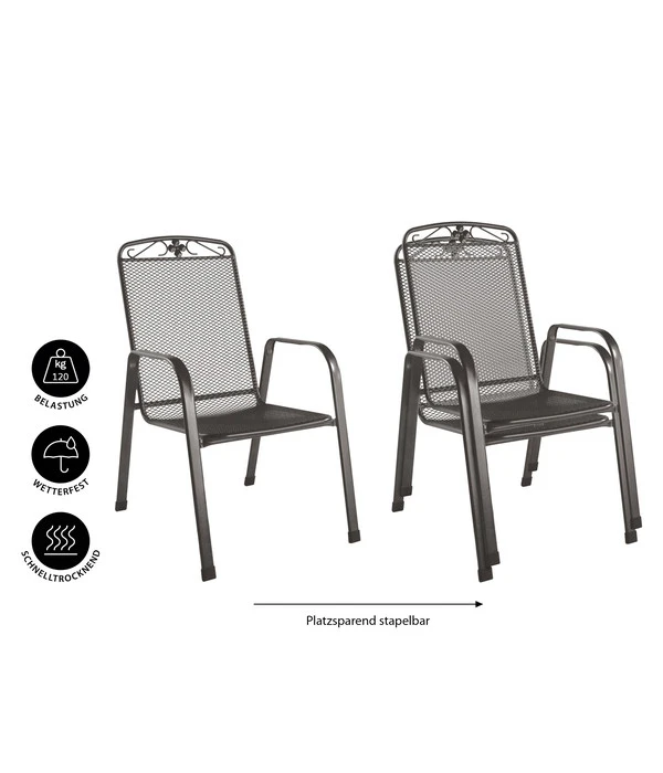 MWH Metall-Gartensessel Savoy 11 MWH Metall-Gartensessel Savoy – Bild 9