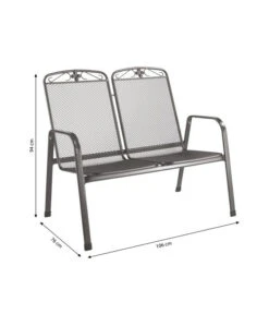 MWH Metall-Bank Savoy, 2-Sitzer -Gartenbedarf Angebote 5312871 WE BG 001 MwhMetallBankSavoy2SitzerMetallBankSavoy2Sitzer2