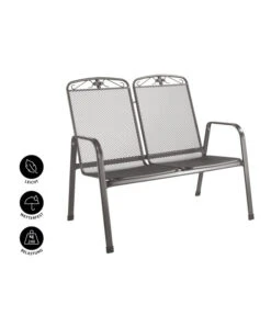 MWH Metall-Bank Savoy, 2-Sitzer -Gartenbedarf Angebote 5312871 WE IG 001 MetallBankSavoy2Sitzer