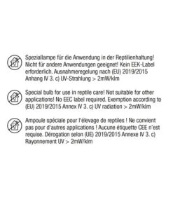 Exo Terra® Reptile UVB 150 UV-Kompaktlampe -Gartenbedarf Angebote 5398474 5398482 WE DE 001 EEKLabel