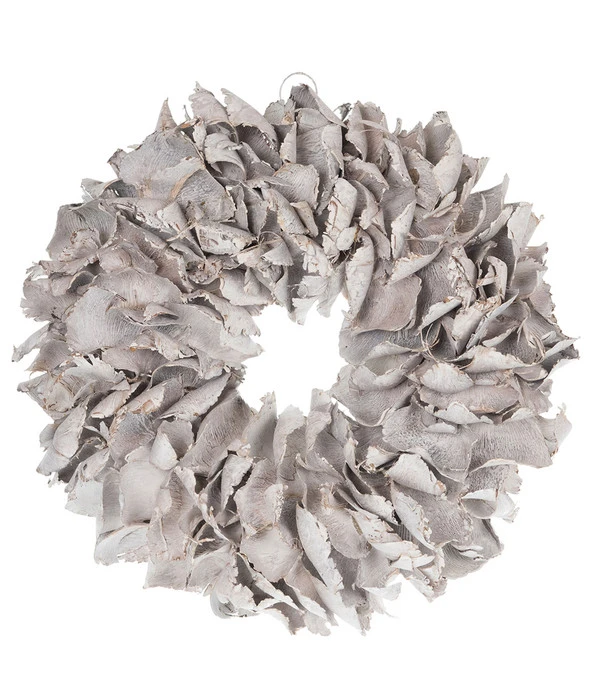 Dehner Kranz Palm Petal Whitewash, Ca. Ø40 Cm 3 Dehner Kranz Palm Petal Whitewash, Ca. Ø40 Cm
