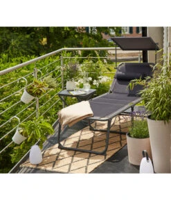 Siena Garden Campingliege Premium, Anthrazit, Ca. B69/H43/T200 Cm -Gartenbedarf Angebote 6603047 WE MO 001 SienaGardenCampingliegePremiumAnthrazit