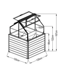 Westmann Hochbeet Store & Grow, Ca. B120/H169/T120 Cm 17 Westmann Hochbeet Store & Grow, Ca. B120/H169/T120 Cm -Gartenbedarf Angebote 6610711 WE DE 001 50NorthHochbeet