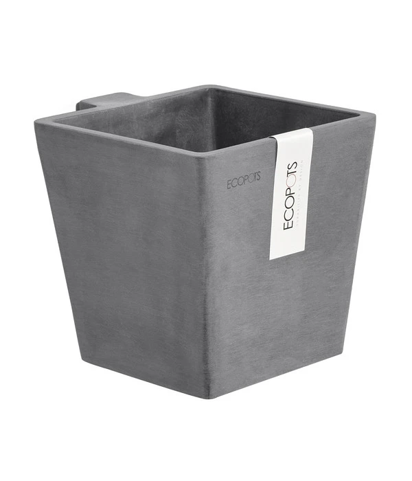 Ecopots Kunststoff-Kasten Manhattan Mit Wassersystem, Grau 9 Ecopots Kunststoff-Kasten Manhattan Mit Wassersystem, Grau – Bild 7