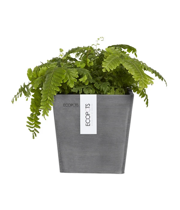 Ecopots Kunststoff-Kasten Manhattan Mit Wassersystem, Grau 4 Ecopots Kunststoff-Kasten Manhattan Mit Wassersystem, Grau – Bild 2