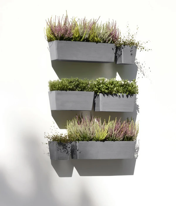 Ecopots Kunststoff-Kasten Manhattan Mit Wassersystem, Grau 8 Ecopots Kunststoff-Kasten Manhattan Mit Wassersystem, Grau – Bild 6