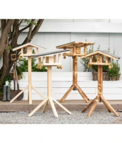 Dehner Natura Futterhaus Karwendel, Natur, Inkl. Ständer, Ca. B84,3/H127,2/T84,3 Cm -Gartenbedarf Angebote 6622872 6622898 6622906 6622922 WE MO 002 NVHRofanKarwendel