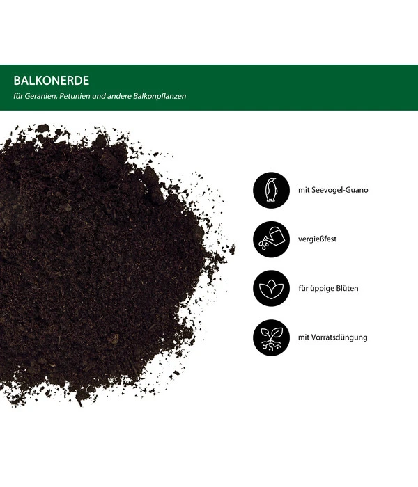 Dehner Premium Balkonerde, 60 L 5 Dehner Premium Balkonerde, 60 L – Bild 3