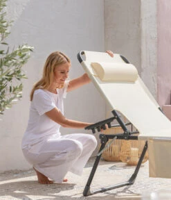 Dehner Gartenliege Mallorca, Ca. B71/H106/T227 Cm -Gartenbedarf Angebote 6635163 WE DE 007 LiegeMallorcaVanilla