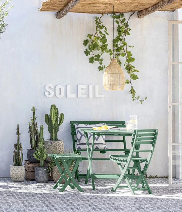 Dehner Klapphocker Stavanger, Ca. B45/H45/T42,6 Cm 8 Dehner Klapphocker Stavanger, Ca. B45/H45/T42,6 Cm – Bild 6