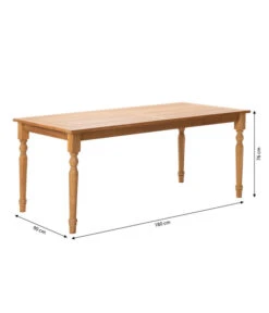 Dehner Diningtisch Savona, Ca. B180/H76/T90 Cm -Gartenbedarf Angebote 6670673 WE BG 001 TischSavona