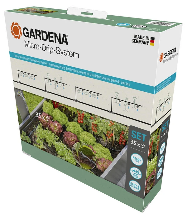 GARDENA Micro-Drip-System Starter-Set Für Hochbeete & Beete 3 GARDENA Micro-Drip-System Starter-Set Für Hochbeete & Beete