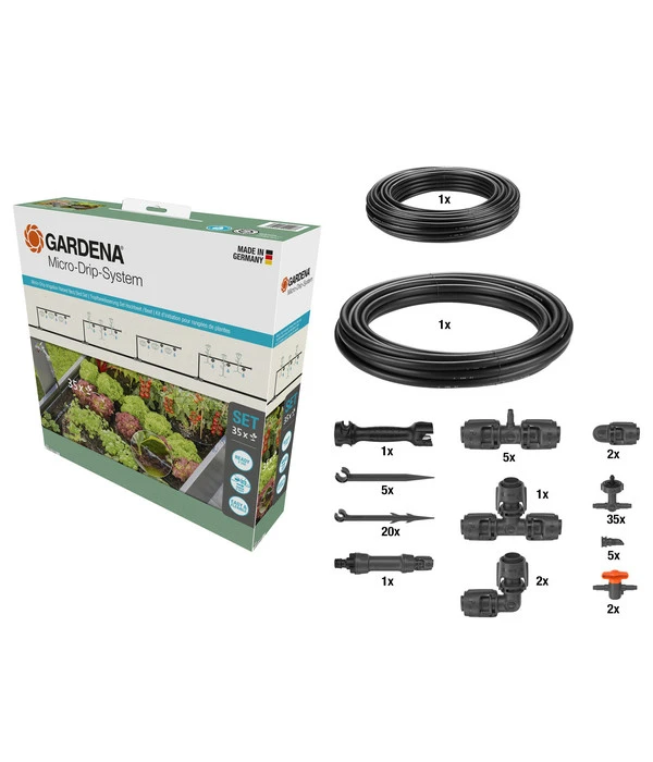 GARDENA Micro-Drip-System Starter-Set Für Hochbeete & Beete 4 GARDENA Micro-Drip-System Starter-Set Für Hochbeete & Beete – Bild 2