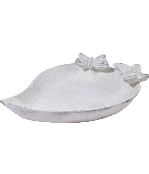 Dobar® Wildlife Vogeltränke Foglia, Keramik, Weiß, Ca. B37/H4,5/T28 Cm 7 Dobar® Wildlife Vogeltränke Foglia, Keramik, Weiß, Ca. B37/H4,5/T28 Cm – Bild 5