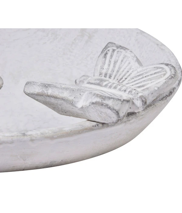 Dobar® Wildlife Vogeltränke Foglia, Keramik, Weiß, Ca. B37/H4,5/T28 Cm 9 Dobar® Wildlife Vogeltränke Foglia, Keramik, Weiß, Ca. B37/H4,5/T28 Cm – Bild 7