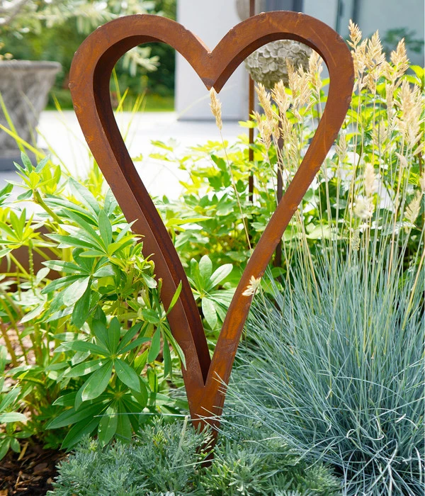 Badeko Metall-Dekostab Herz Wolkenstein, Ca. H80 Cm 4 Badeko Metall-Dekostab Herz Wolkenstein, Ca. H80 Cm – Bild 2