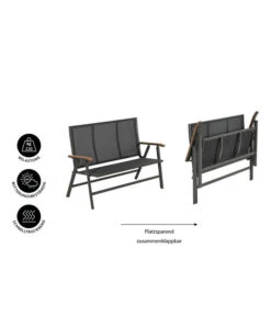 Dehner Klappbank Colmar, 2-Sitzer -Gartenbedarf Angebote 6701692 WE IG 001 DehnerKlappbankColmar2Sitzer