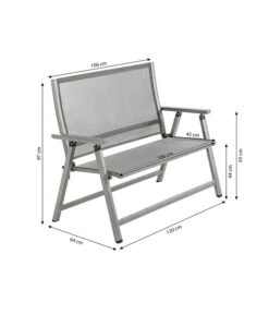 Dehner Klappbank Chicago, 2-Sitzer -Gartenbedarf Angebote 6701783 WE BG 001 KLAPPBANKCHICAGO