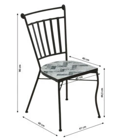 Dehner Mosaikstuhl Letizia -Gartenbedarf Angebote 6702070 WE BG 001 DehnerMosaikStuhlLetiziaNeu