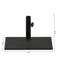 Dehner Balkonschirmständer, 20 Kg -Gartenbedarf Angebote 6703573 WE BG 001 Balkonschirmstaender