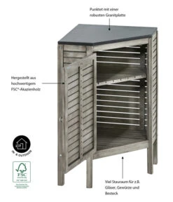 Dehner Eckschrank Southampton, Ca. B50/H90/T50 Cm 12 Dehner Eckschrank Southampton, Ca. B50/H90/T50 Cm -Gartenbedarf Angebote 6713531 WE IG 001 EckschrankSouthamptonGrau