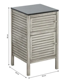 Dehner Schrank Southampton, Ca B50/H90/T50 Cm -Gartenbedarf Angebote 6713663 WE BG 001 SchrankSouthampton50Grau