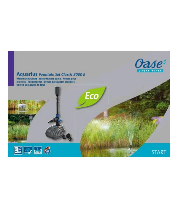 Oase Aquarius Fountain Set Classic 3000 E 4 Oase Aquarius Fountain Set Classic 3000 E – Bild 2