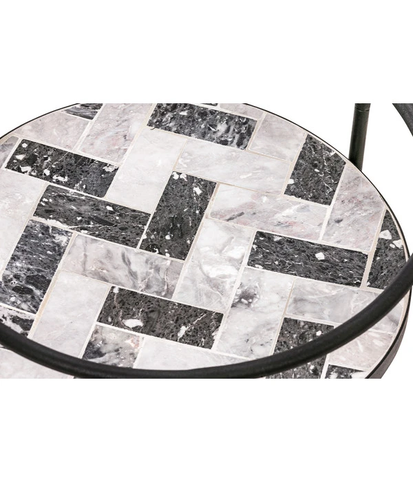 Dehner Mosaikbeistelltisch Letizia, Ca. Ø41/H74 Cm 5 Dehner Mosaikbeistelltisch Letizia, Ca. Ø41/H74 Cm – Bild 3